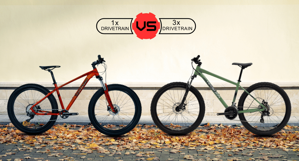 1x vs 3x Bike Drivetrain
