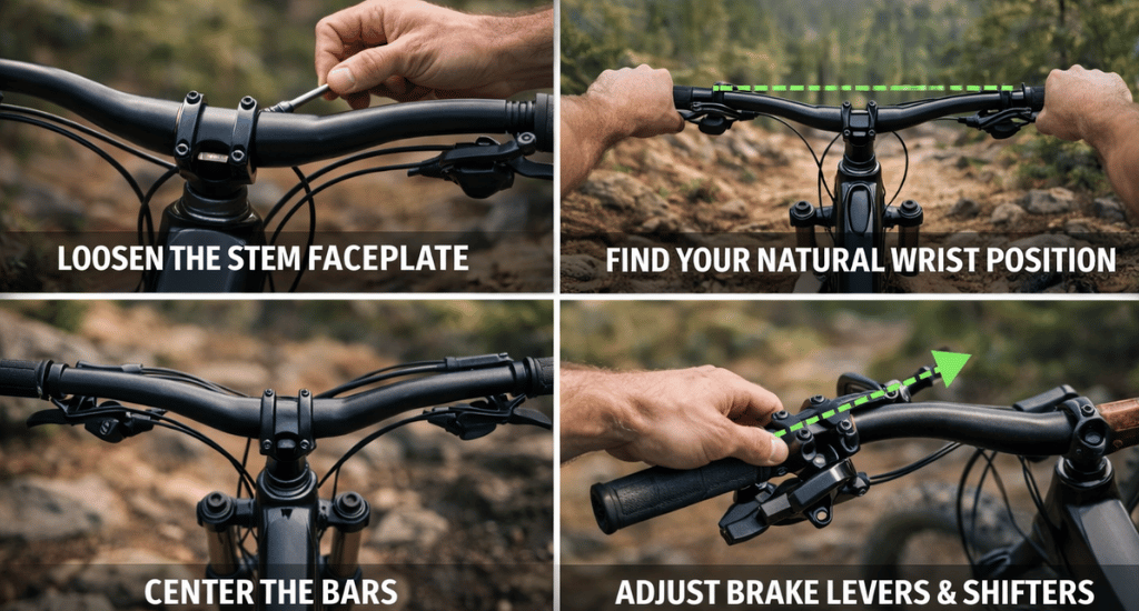 Adjusting Handlebar Angle Bar Roll