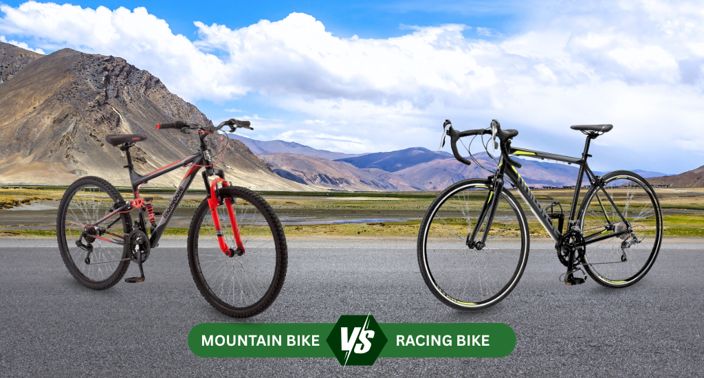 Mountain Bike vs Racing Bike