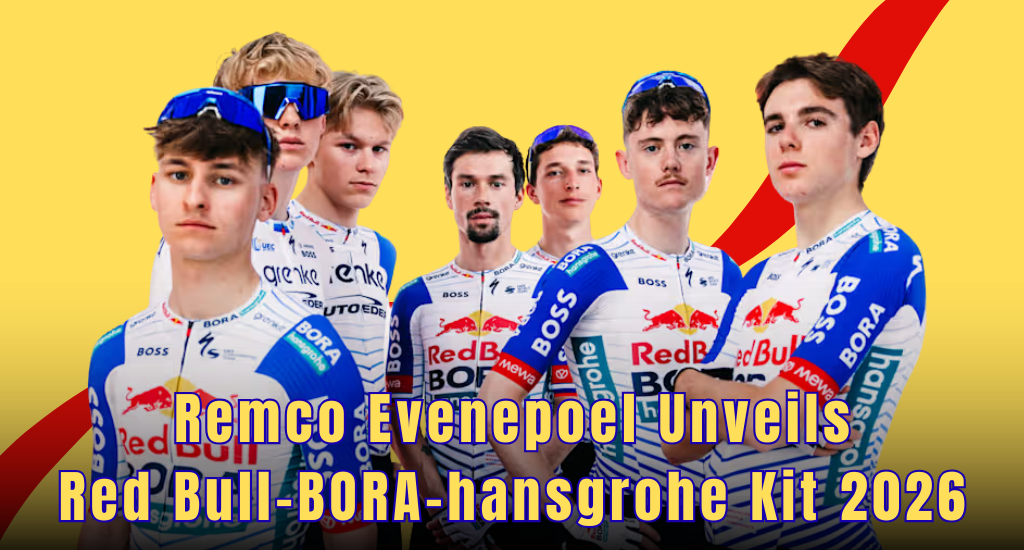 Remco Evenepoel Unveils Red Bull-BORA-hansgrohe Kit 2026