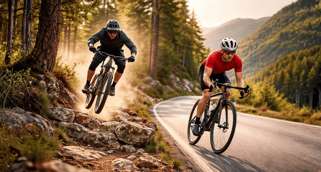 Mountain Bike vs Racing Bike