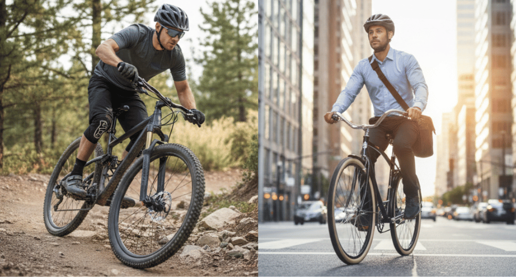 Differences Between a Mountain and a Cruiser Bike