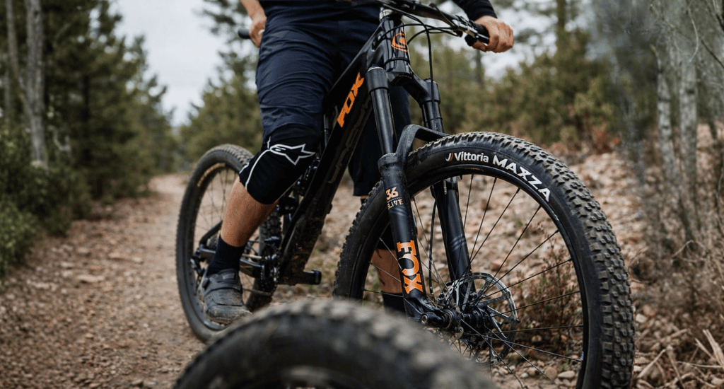 Heavy Off-Road Tires on Comfort Bike