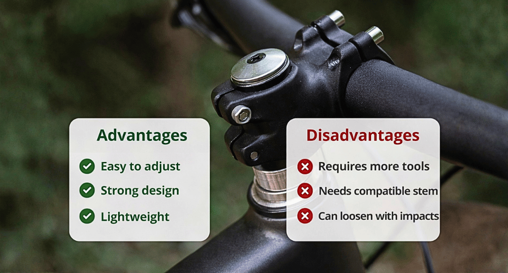 Advantages & Disadvantages, Threadless Headset