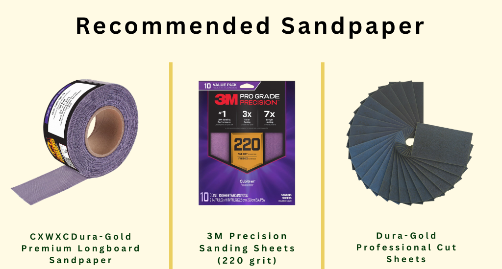 Bicycle brake maintenance recommendations featuring Dura-Gold and 3M precision sandpaper products.