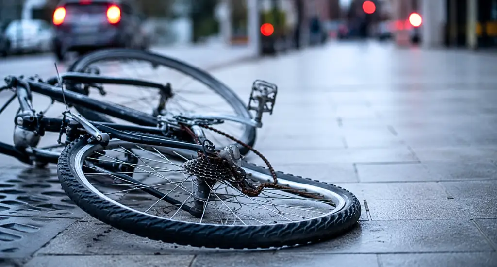Fixing a bent bicycle wheel and straightening the rim