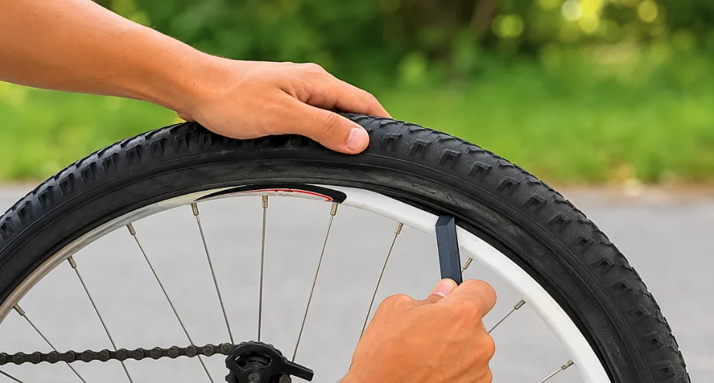 How to fix a hole in a bike tire